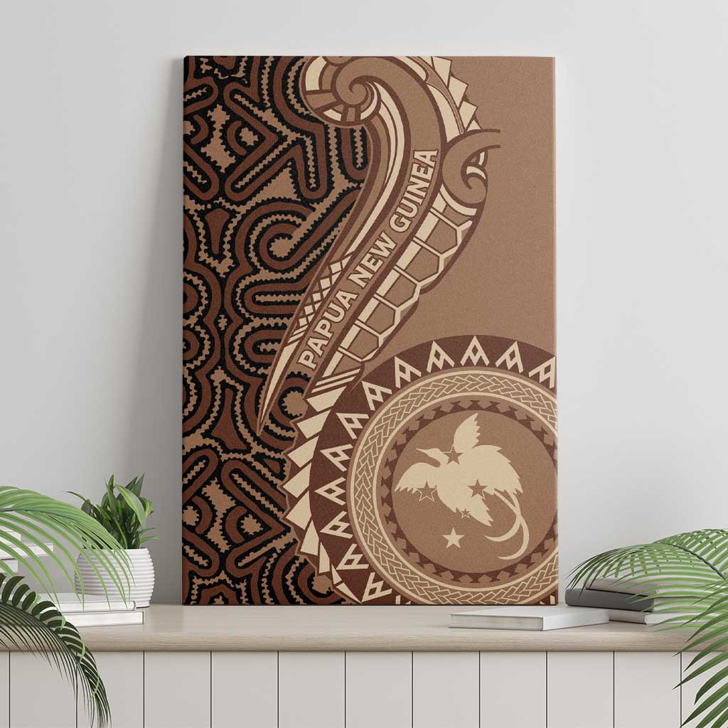 Papua New Guinea Oro Tapa Motif Canvas Wall Art Classic