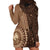 Papua New Guinea Oro Tapa Motif Hoodie Dress Classic