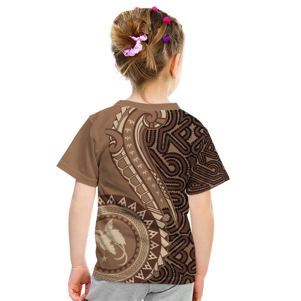 Papua New Guinea Oro Tapa Motif Kid T Shirt Classic