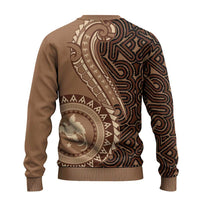 Papua New Guinea Oro Tapa Motif Ugly Christmas Sweater Classic