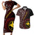 Papua New Guinea Oro Tapa Motif Couples Matching Short Sleeve Bodycon Dress and Hawaiian Shirt Special