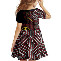 Papua New Guinea Oro Tapa Motif Family Matching Puletasi and Hawaiian Shirt Special LT7 - Polynesian Pride
