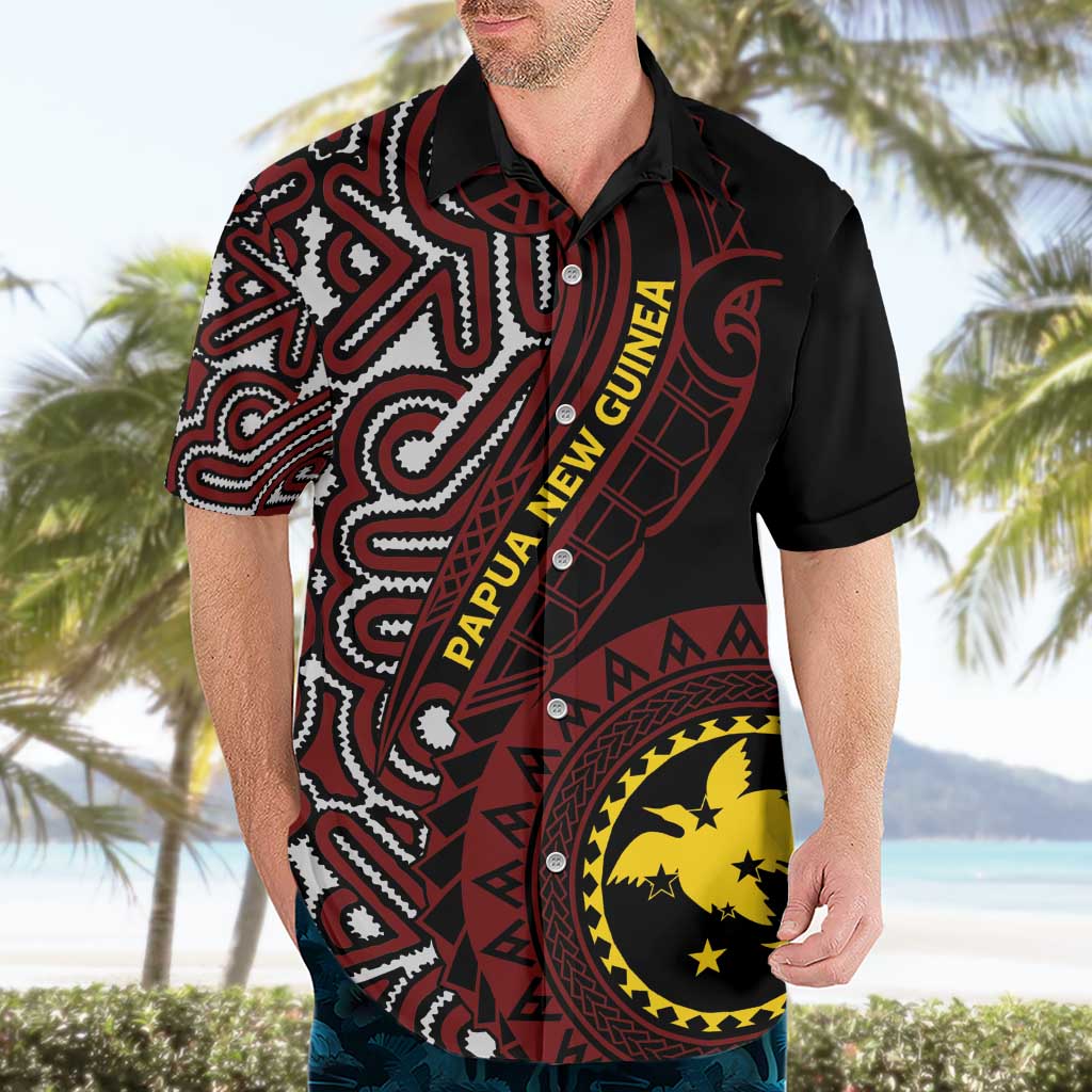 Papua New Guinea Oro Tapa Motif Hawaiian Shirt Special