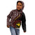 Papua New Guinea Oro Tapa Motif Kid Hoodie Special