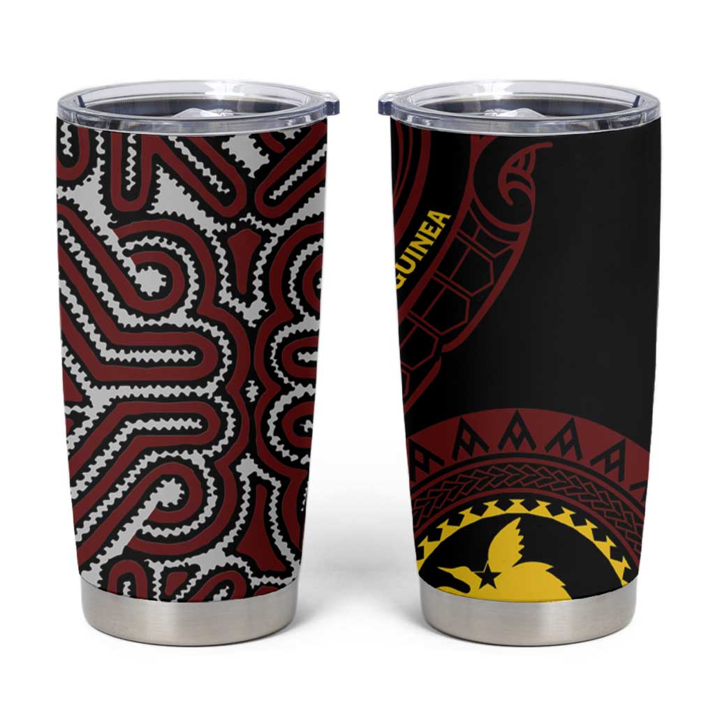 Papua New Guinea Oro Tapa Motif Tumbler Cup Special