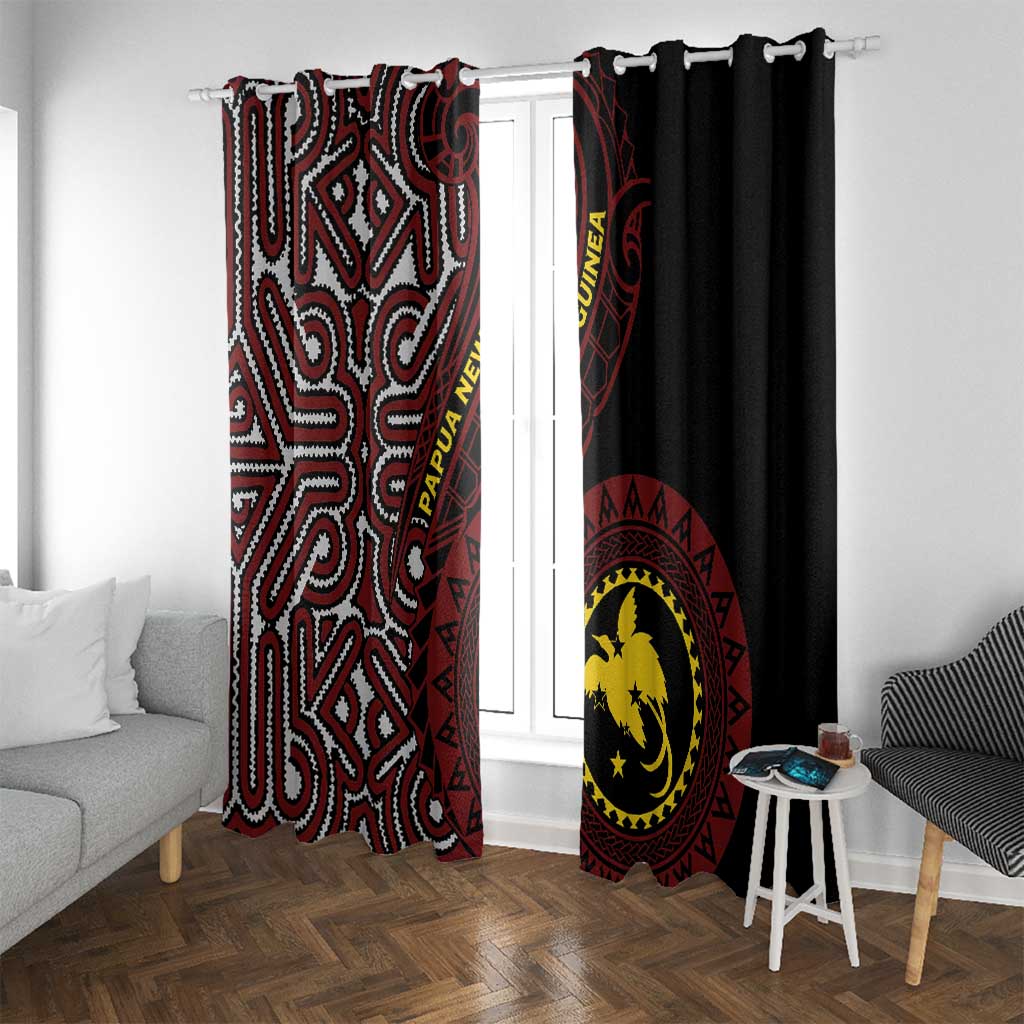 Papua New Guinea Oro Tapa Motif Window Curtain Special