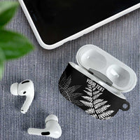 New Zealand Lawn Bowls Personalized AirPods Case Wrap-Around Silver Fern - Polynesian Pride