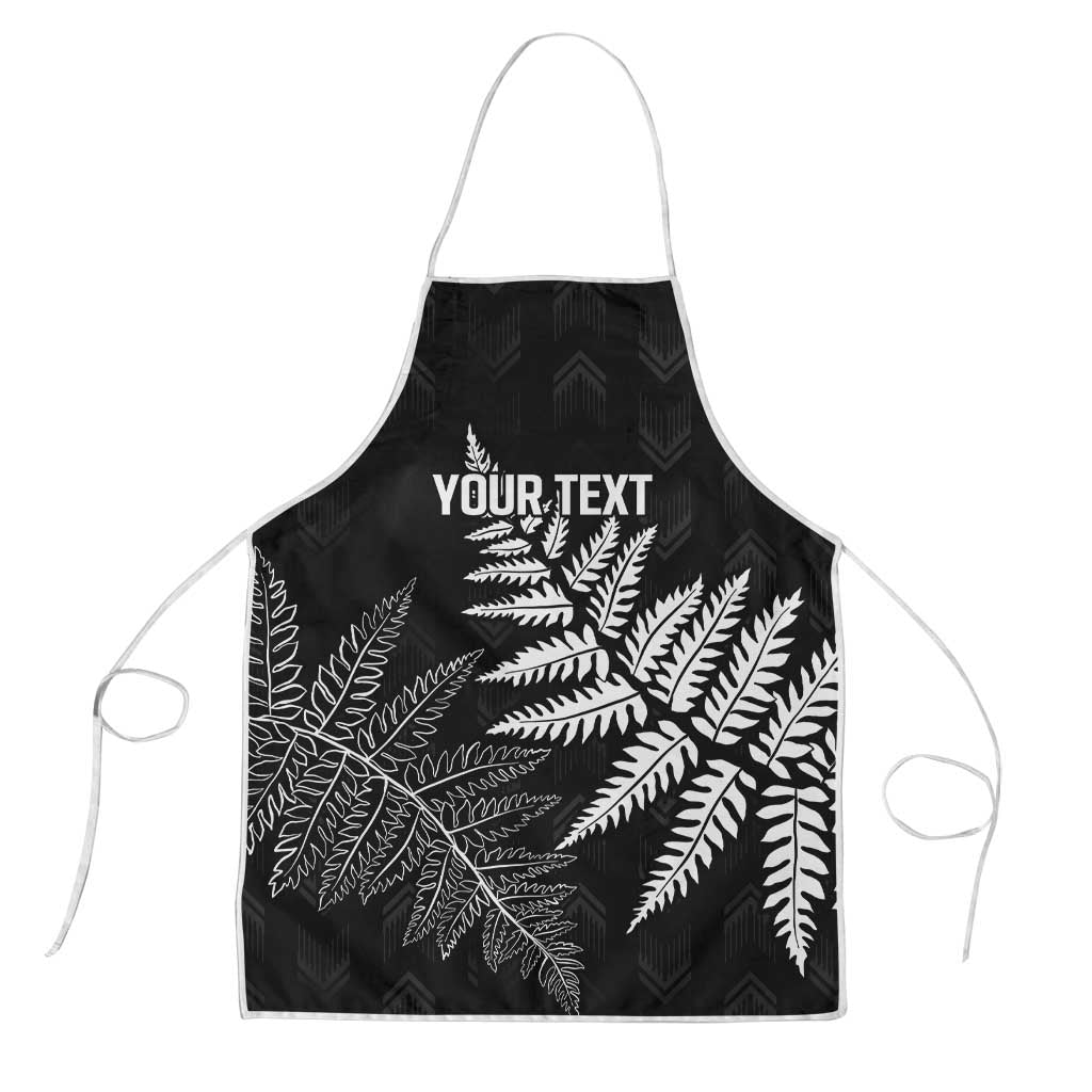 New Zealand Lawn Bowls Personalized Apron Wrap-Around Silver Fern - Polynesian Pride