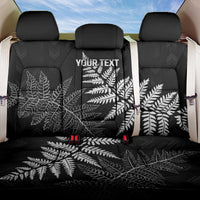 New Zealand Lawn Bowls Personalized Back Car Seat Cover Wrap-Around Silver Fern - Polynesian Pride