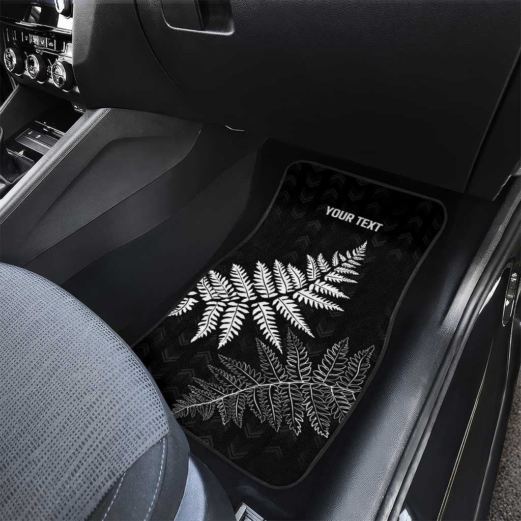New Zealand Lawn Bowls Personalized Car Mats Wrap-Around Silver Fern - Polynesian Pride