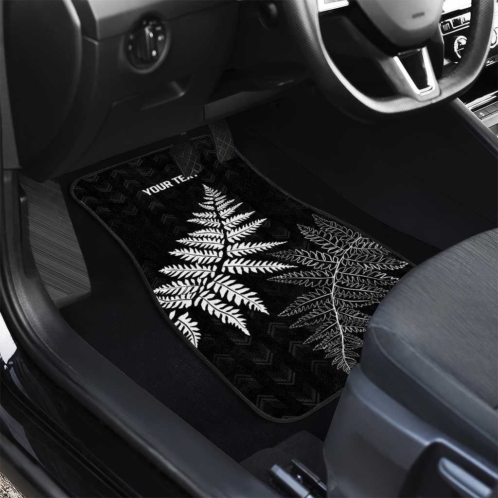 New Zealand Lawn Bowls Personalized Car Mats Wrap-Around Silver Fern - Polynesian Pride