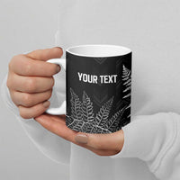 New Zealand Lawn Bowls Personalized Ceramic Mug Wrap-Around Silver Fern - Polynesian Pride