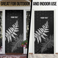 New Zealand Lawn Bowls Personalized Door Cover Wrap-Around Silver Fern - Polynesian Pride