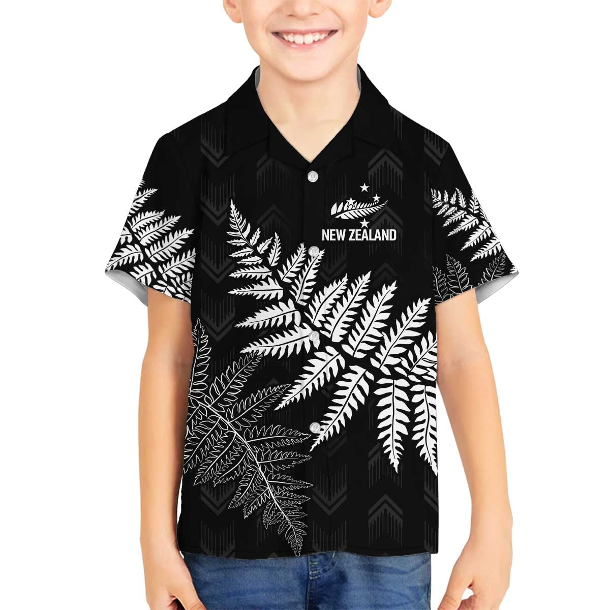 New Zealand Lawn Bowls Personalized Family Matching Off The Shoulder Long Sleeve Dress and Hawaiian Shirt Wrap-Around Silver Fern - Polynesian Pride