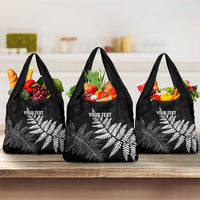 New Zealand Lawn Bowls Personalized Grocery Bag Wrap-Around Silver Fern - Polynesian Pride