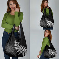 New Zealand Lawn Bowls Personalized Grocery Bag Wrap-Around Silver Fern - Polynesian Pride
