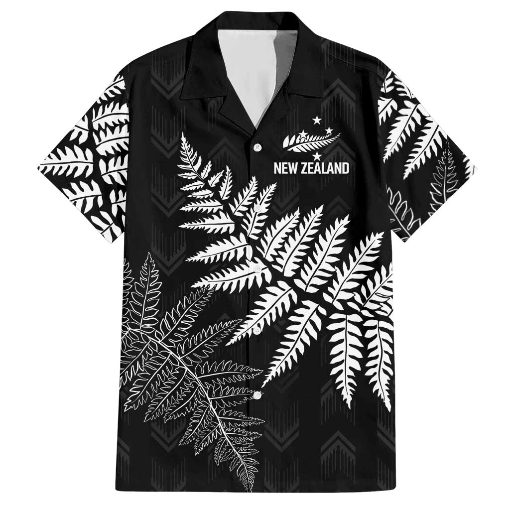 New Zealand Lawn Bowls Personalized Hawaiian Shirt Wrap-Around Silver Fern - Polynesian Pride
