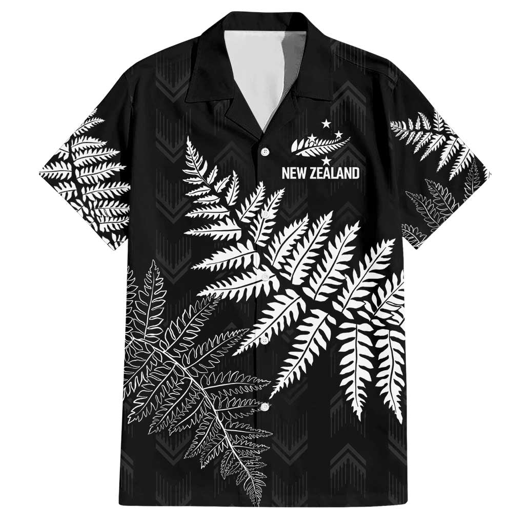 New Zealand Lawn Bowls Personalized Hawaiian Shirt Wrap-Around Silver Fern - Polynesian Pride