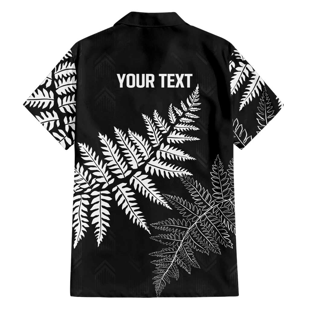 New Zealand Lawn Bowls Personalized Hawaiian Shirt Wrap-Around Silver Fern - Polynesian Pride