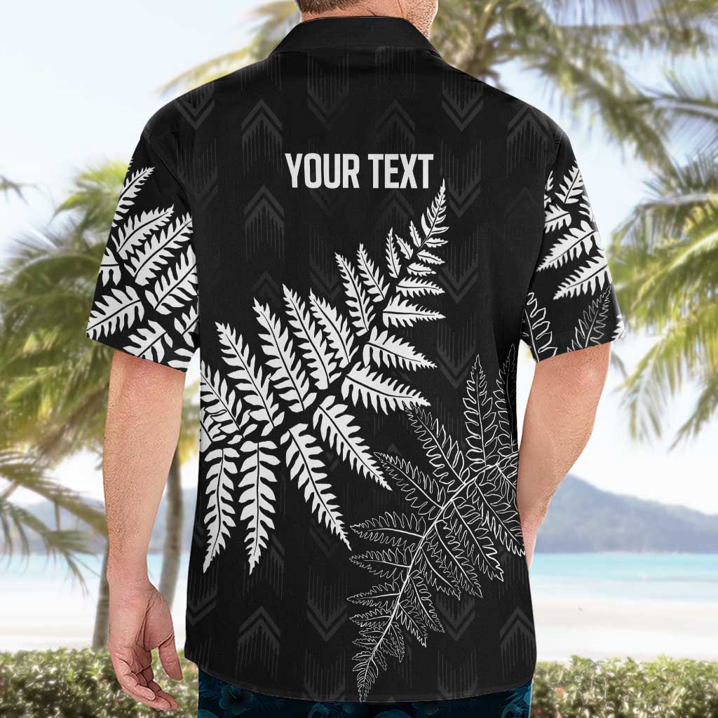 New Zealand Lawn Bowls Personalized Hawaiian Shirt Wrap-Around Silver Fern - Polynesian Pride