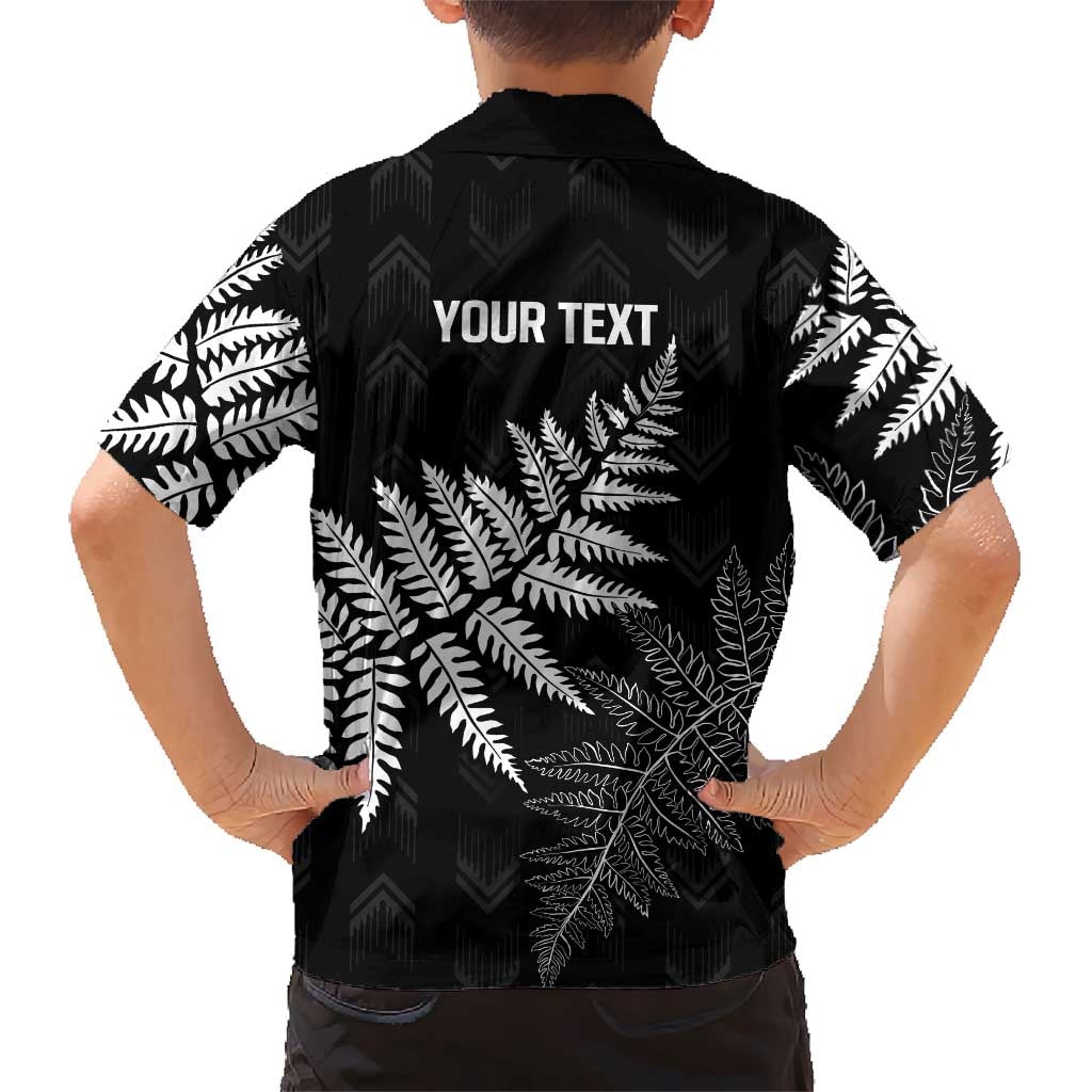 New Zealand Lawn Bowls Personalized Hawaiian Shirt Wrap-Around Silver Fern - Polynesian Pride