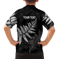 New Zealand Lawn Bowls Personalized Hawaiian Shirt Wrap-Around Silver Fern - Polynesian Pride