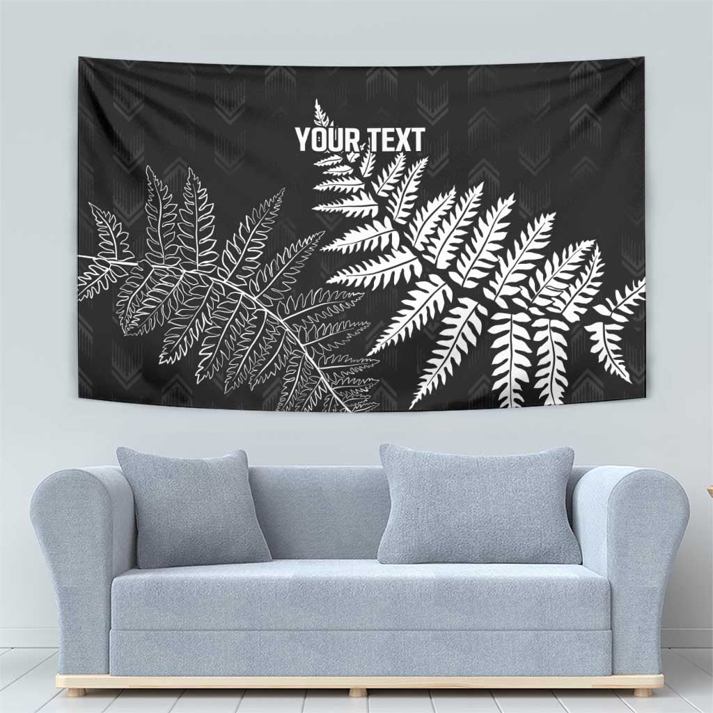 New Zealand Lawn Bowls Personalized Tapestry Wrap-Around Silver Fern - Polynesian Pride