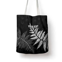 New Zealand Lawn Bowls Personalized Tote Bag Wrap-Around Silver Fern - Polynesian Pride