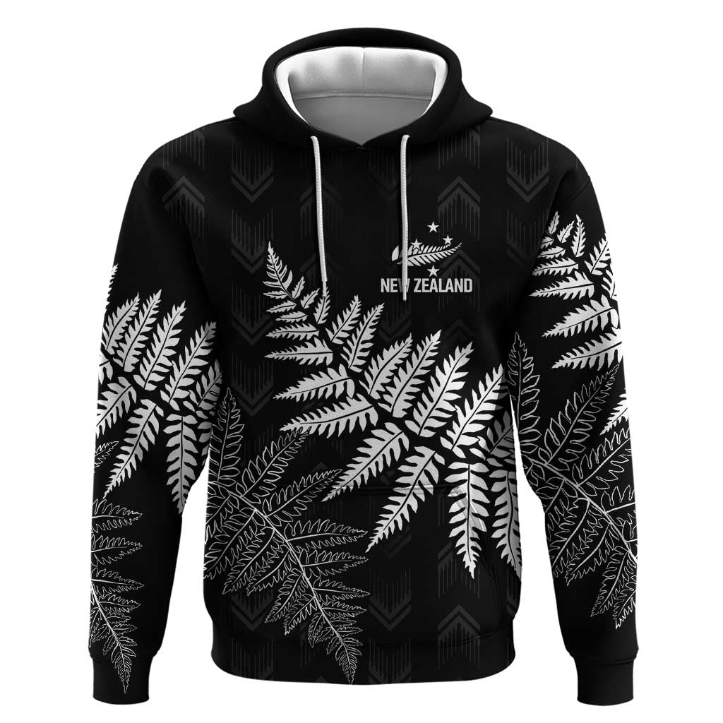 New Zealand Lawn Bowls Personalized Zip Hoodie Wrap-Around Silver Fern - Polynesian Pride