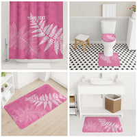 New Zealand Lawn Bowls Breast Cancer Personalized Bathroom Set Wrap-Around Silver Fern - Polynesian Pride