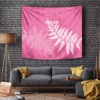 New Zealand Lawn Bowls Breast Cancer Personalized Tapestry Wrap-Around Silver Fern - Polynesian Pride
