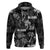 Aloha Vintage Quilt Hoodie Hawaiian Seamless - Black LT7 Pullover Hoodie Black - Polynesian Pride