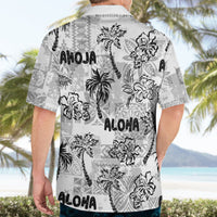 Aloha Vintage Quilt Hawaiian Shirt Hawaiian Seamless - White LT7 - Polynesian Pride