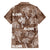 Aloha Vintage Quilt Hawaiian Shirt Hawaiian Seamless - Brown LT7 - Polynesian Pride