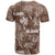 Aloha Vintage Quilt T Shirt Hawaiian Seamless - Brown LT7 - Polynesian Pride