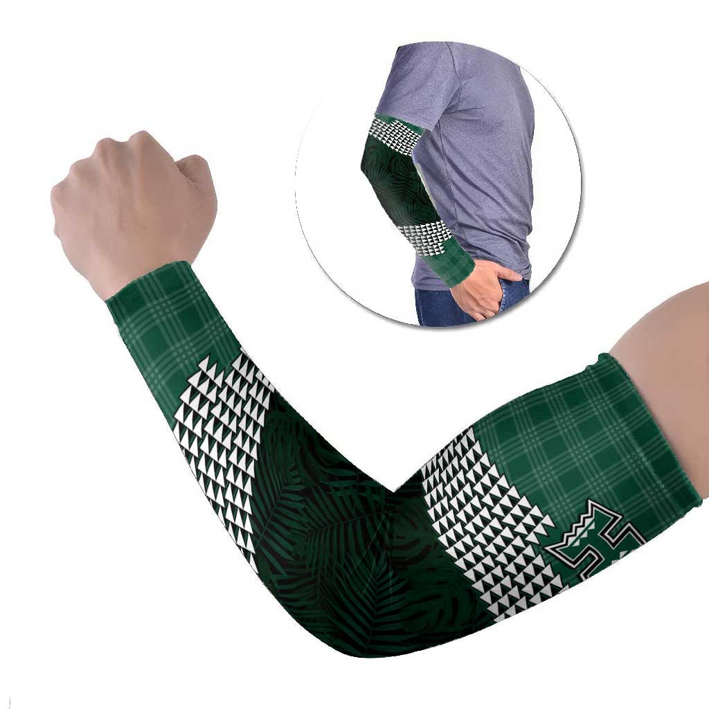 Rainbow Warriors Hawaii Personalized Palaka Arm Sleeves - Polynesian Pride