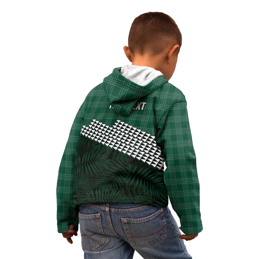 Rainbow Warriors Hawaii Personalized Palaka Kid Hoodie - Polynesian Pride