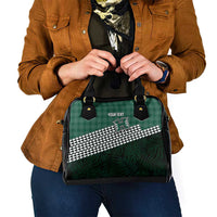 Rainbow Warriors Hawaii Personalized Palaka Shoulder Handbag - Polynesian Pride