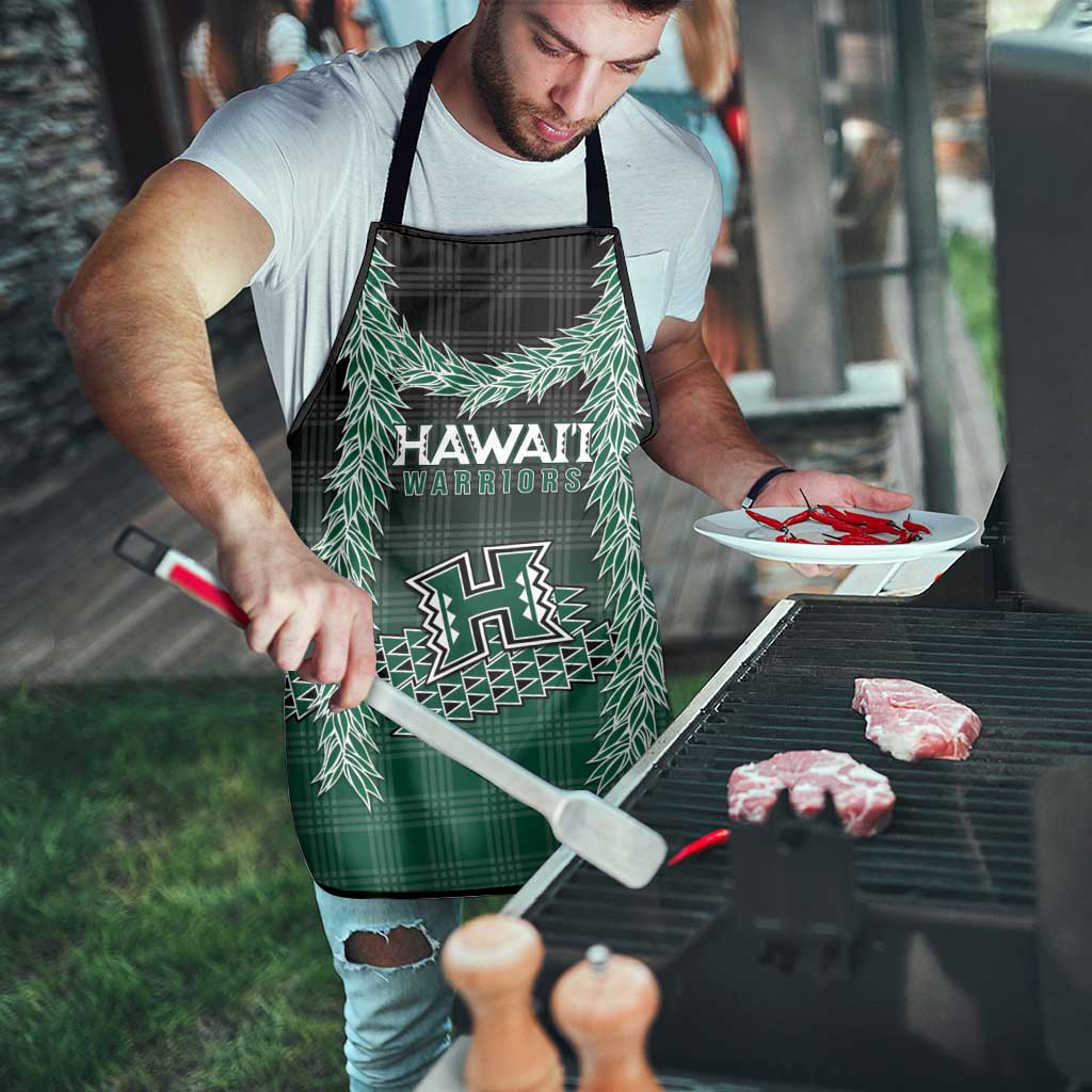 Rainbow Warriors Hawaii Palaka Apron Maile Lei - Polynesian Pride