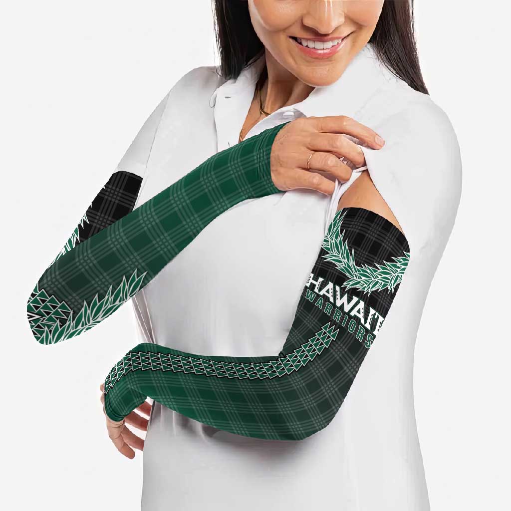 Rainbow Warriors Hawaii Palaka Arm Sleeves Maile Lei - Polynesian Pride