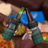 Rainbow Warriors Hawaii Palaka 4 in 1 Can Cooler Tumbler Maile Lei - Polynesian Pride