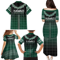 Rainbow Warriors Hawaii Palaka Family Matching Puletasi and Hawaiian Shirt Maile Lei - Polynesian Pride