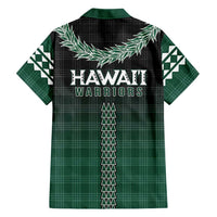 Rainbow Warriors Hawaii Palaka Family Matching Puletasi and Hawaiian Shirt Maile Lei - Polynesian Pride