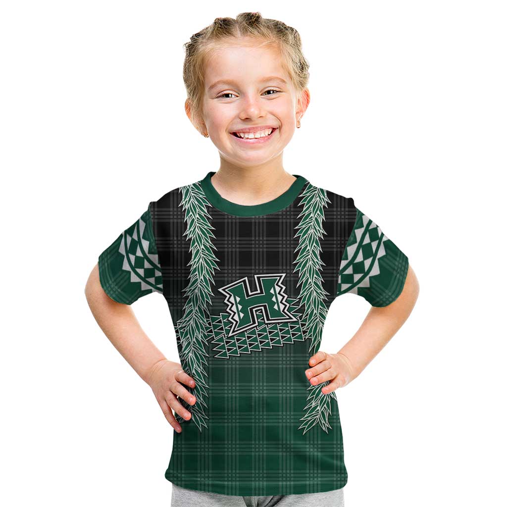 Rainbow Warriors Hawaii Palaka Kid T Shirt Maile Lei - Polynesian Pride