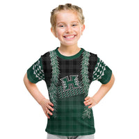 Rainbow Warriors Hawaii Palaka Kid T Shirt Maile Lei - Polynesian Pride