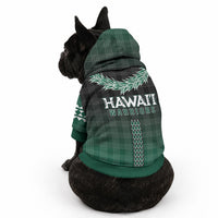 Rainbow Warriors Hawaii Palaka Pet Hoodie Maile Lei LT7 - Polynesian Pride