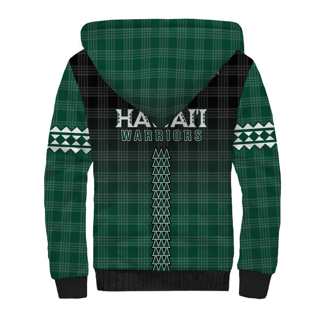 Rainbow Warriors Hawaii Palaka Sherpa Hoodie Maile Lei - Polynesian Pride