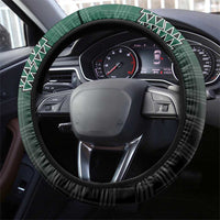 Rainbow Warriors Hawaii Palaka Steering Wheel Cover Maile Lei - Polynesian Pride