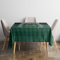 Rainbow Warriors Hawaii Palaka Tablecloth Maile Lei - Polynesian Pride