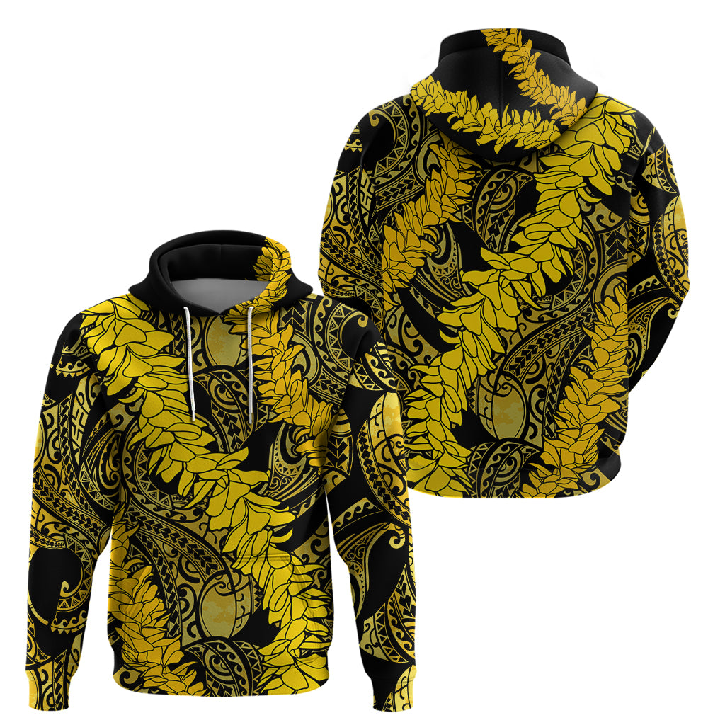 Hawaii Oahu Ilima Lei Hoodie LT7 - Polynesian Pride